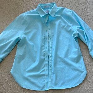Chico's Light Blue Blouse size 2= 12